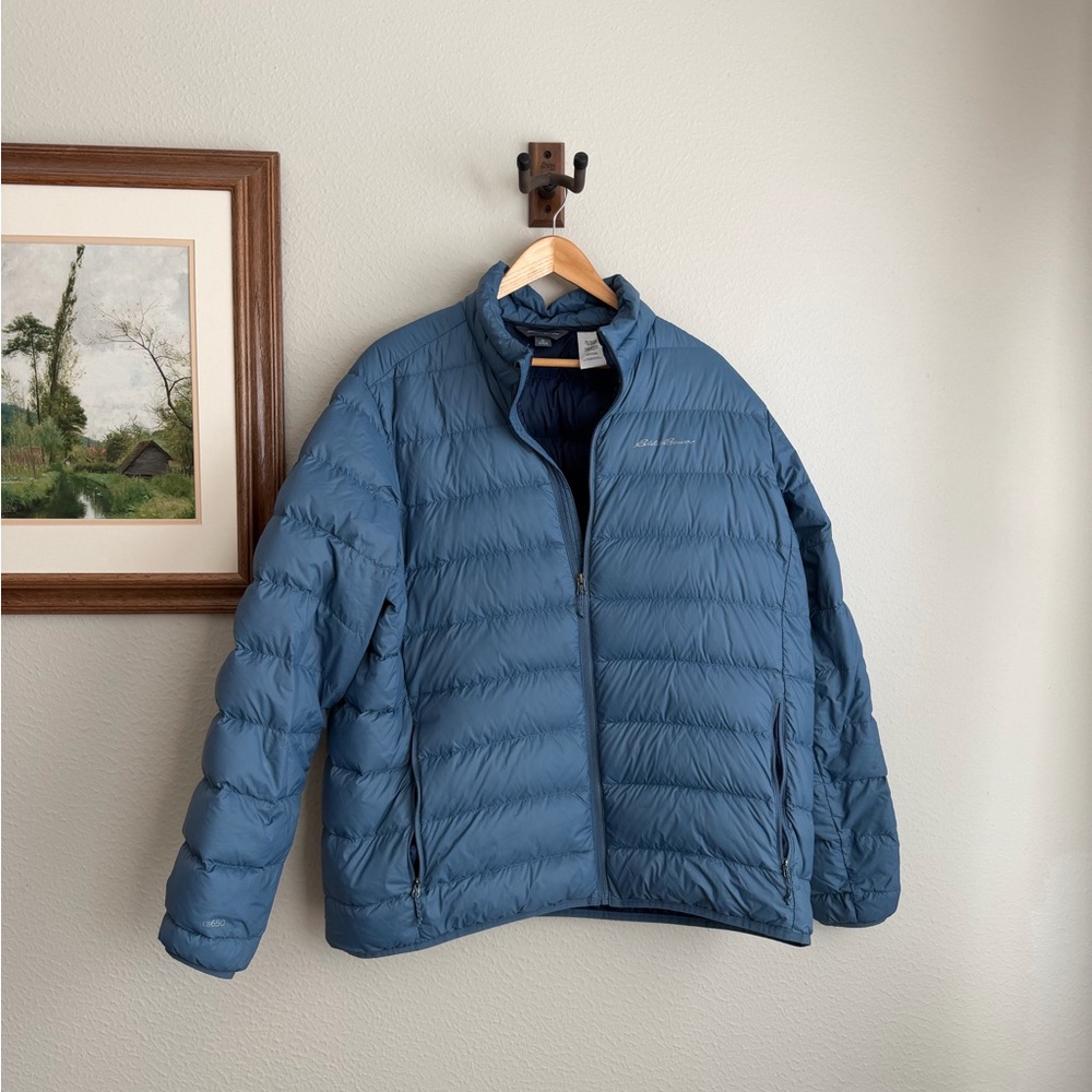 Eddie Bauer Slate Blue Puffer Jacket